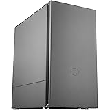 Cooler Master Silencio S400 mATX Tower W/Sound-Dampening Material, Sound-Dampened Steel Side Panel, Reversible Front Panel, S