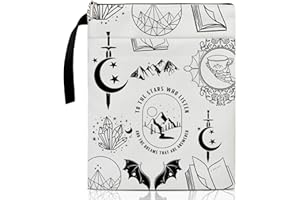 YUANSAIL to The Stars Who Listen and The Dreams Book Cover, Book Sleeve with Zipper, Book Pouch Kindle Protector Sleeve, Book Sleeve for Book Lovers Gifts Acotar Gifts for Librarian Bookworm Bookish -22