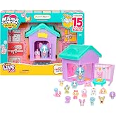 Little Live Pets Puppy House Playset, 15 Mini Collectible Puppies | Fold-out Mama's House, 80+ pups to collect, mystery accessory reveals; gift for kids ages 5+