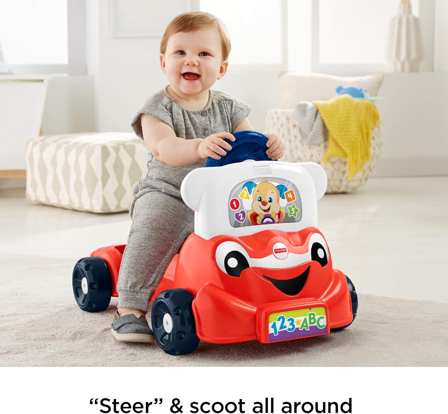 fisher price 3 in one smart car