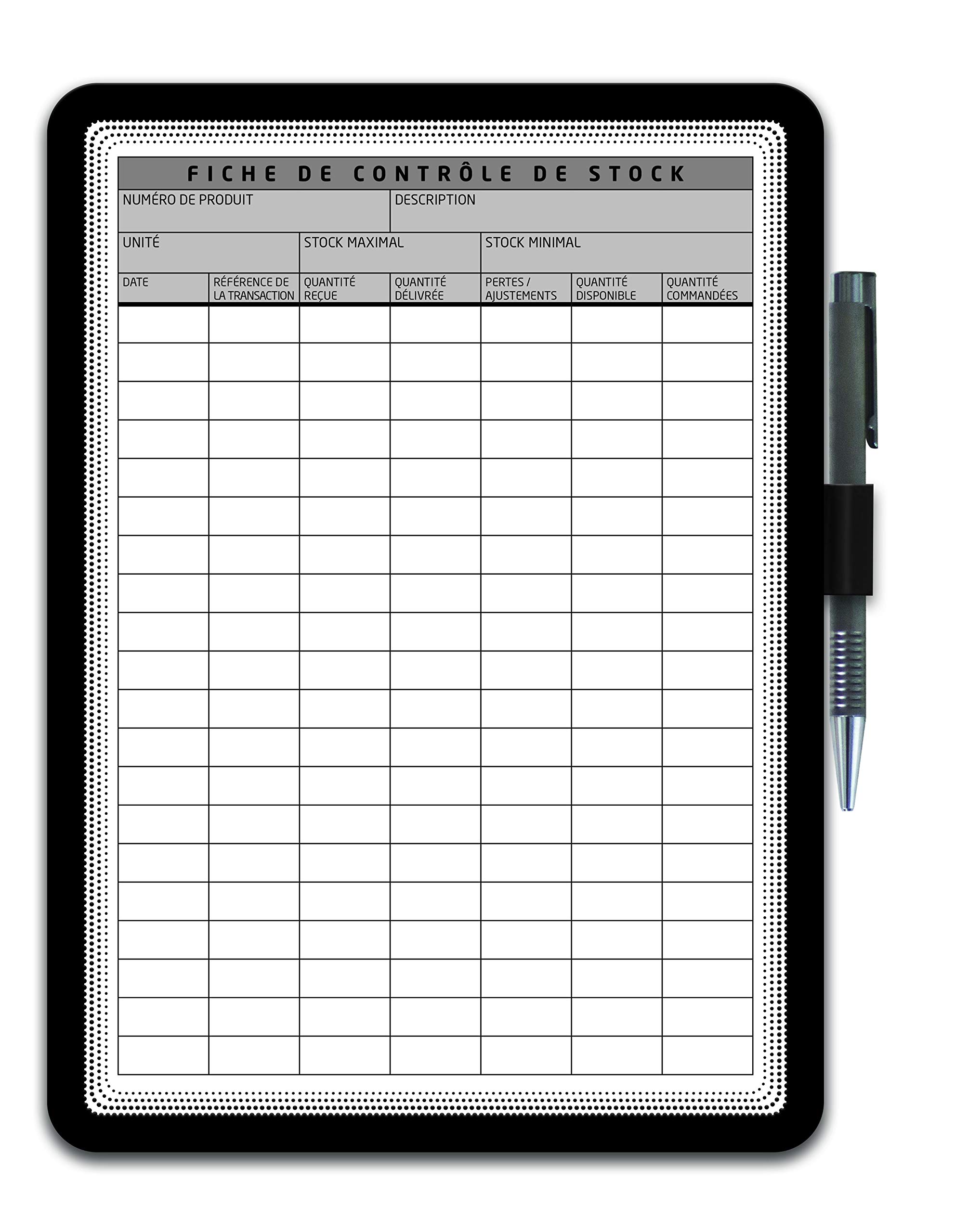 Tarifold Magneto DIN A4 Removable Adhesive Back with Pen Holder Black