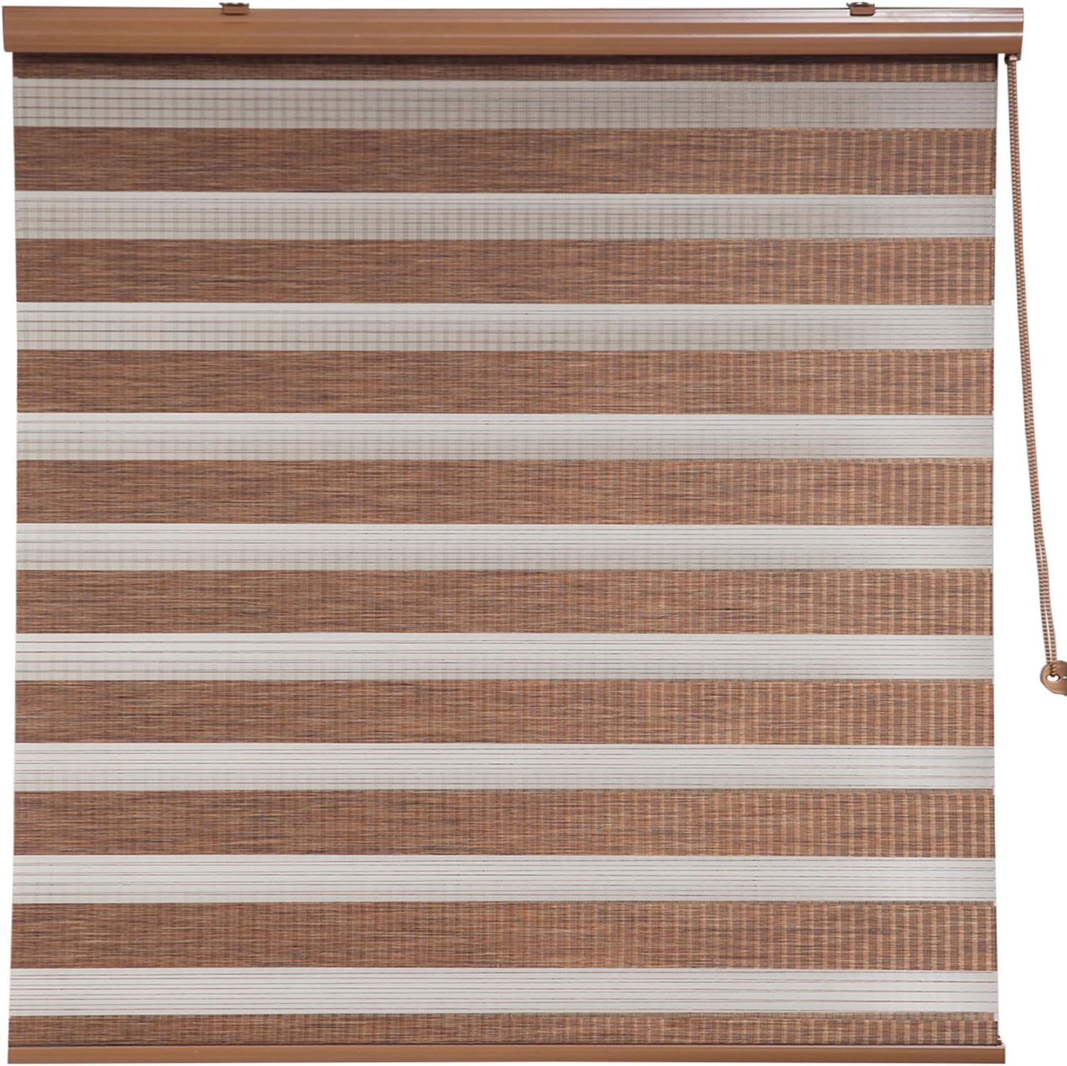 Upscale Designs sample20215 Sample - Bamboo-Inspired - Zebra Sheer Striped Roller Blind/Shade