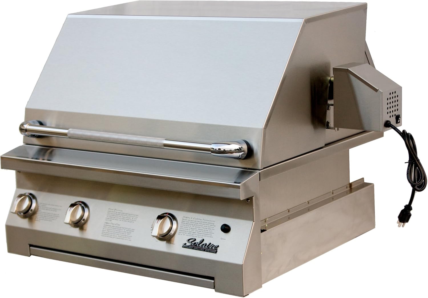 review Solaire 30-Inch InfraVection Natural Gas Built-In Grill with Rotisserie Kit, Stainless Steel