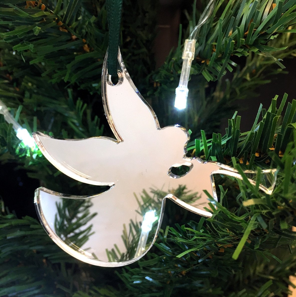 Super Cool Creations Trumpeting Angel Mirrored Christmas Tree Decorations - Pack of 10
