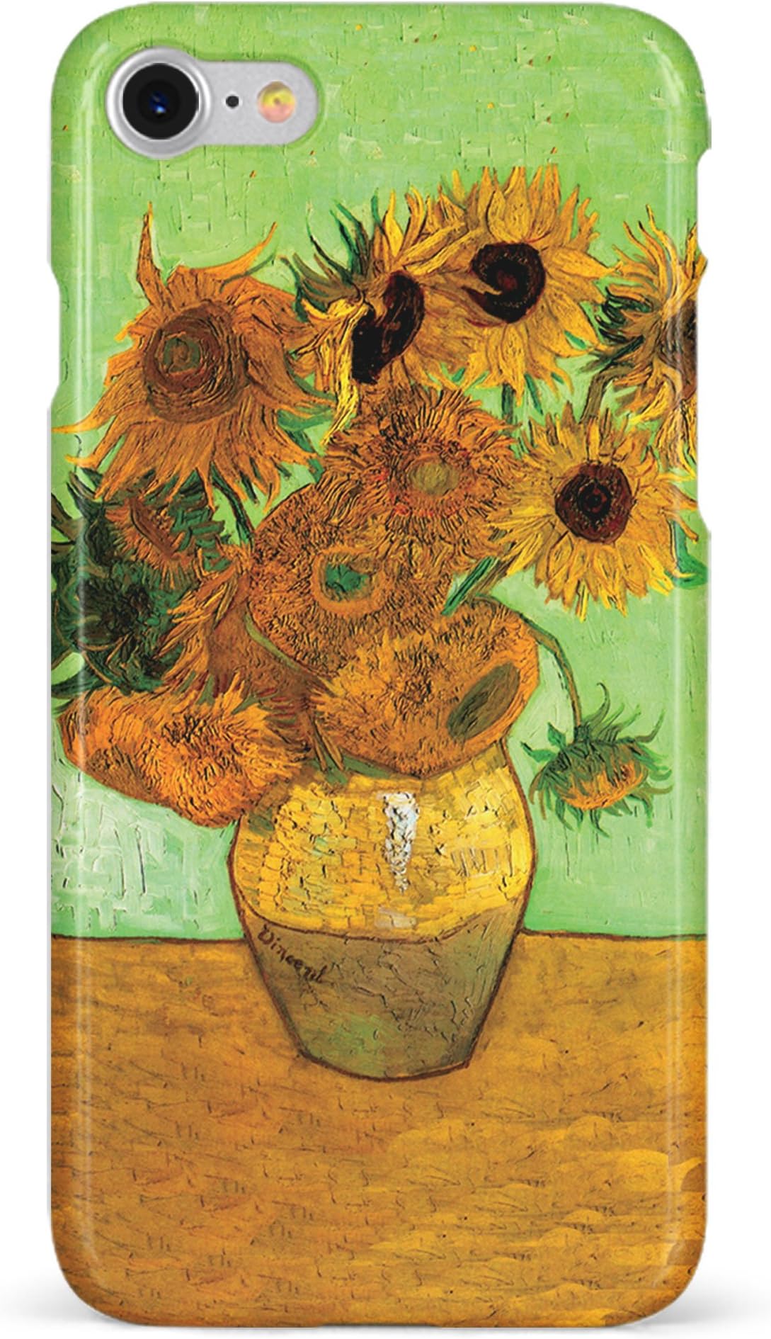 Monarque iPhone Case with Smooth Premium Durable Scratch-Resistant TPU Material with Sunflowers Design Fit For iPhone 6 iPhone 7 iPhone 8