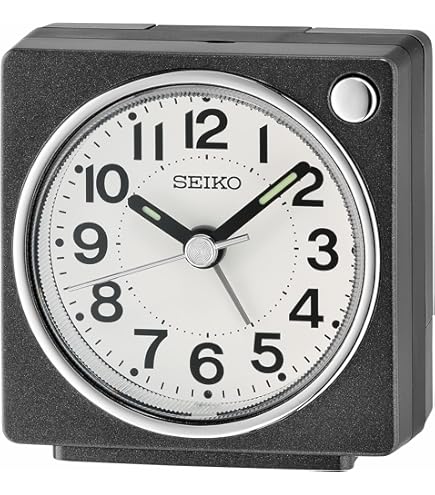 Amazon.com: Seiko Pyxis NQ705R Seiko Clock Alarm Clock, Analog