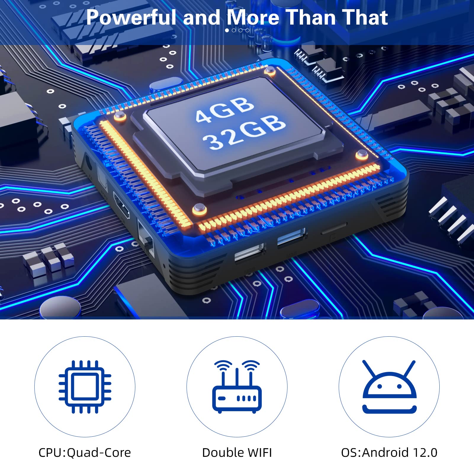 Android 12.0 TV Box, X88 PRO 12 Android TV Box 4GB RAM 32GB ROM RK3318 Quad-Core 64bit Support 4K 3D HD H.265 Ethernet 2.4G/5G Dual-Band WiFi BT5.0 Smart TV Box