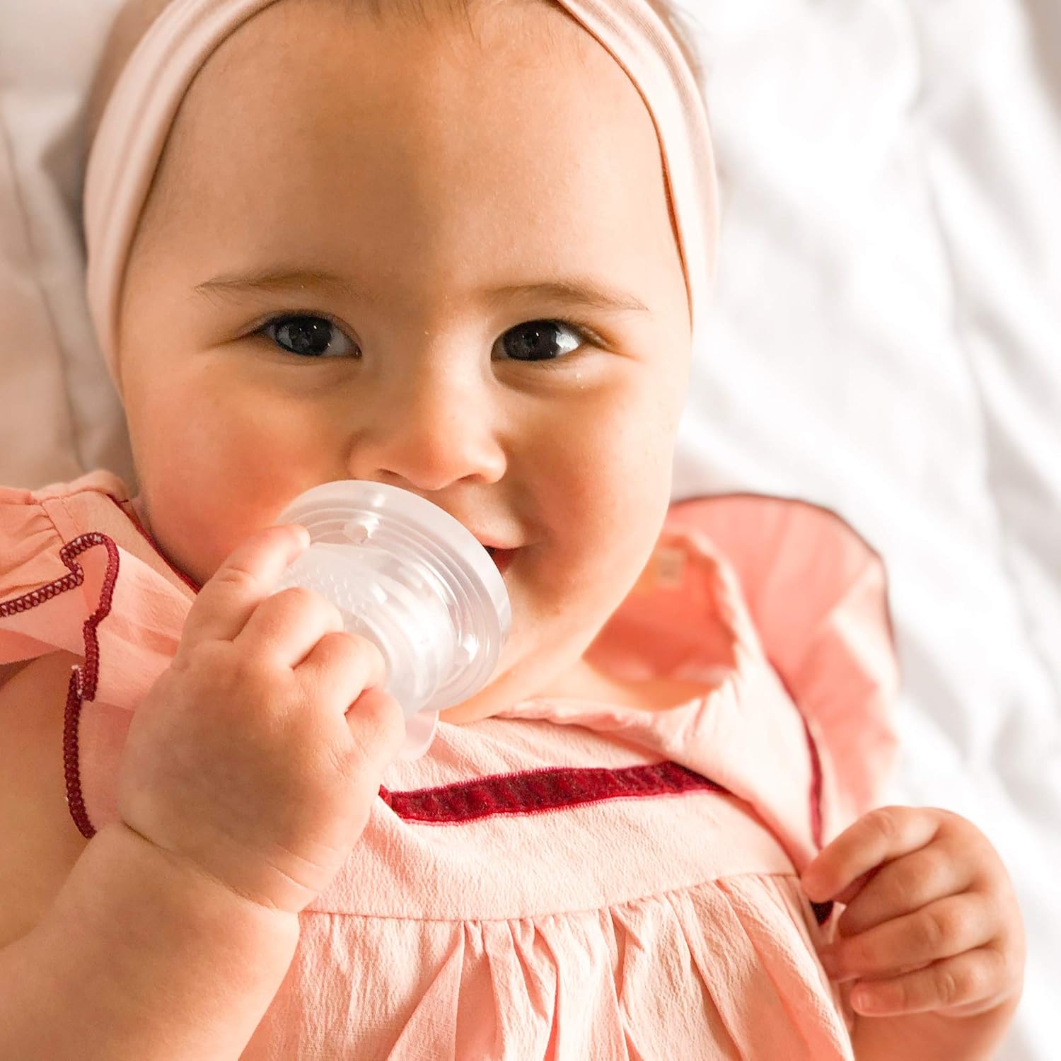 Nippii Baby Freezable Teether Pacifier Fill with Water. Freezable Pacifier Provides Cold Soothing Gum Teething Relief for Teething Babies : Baby