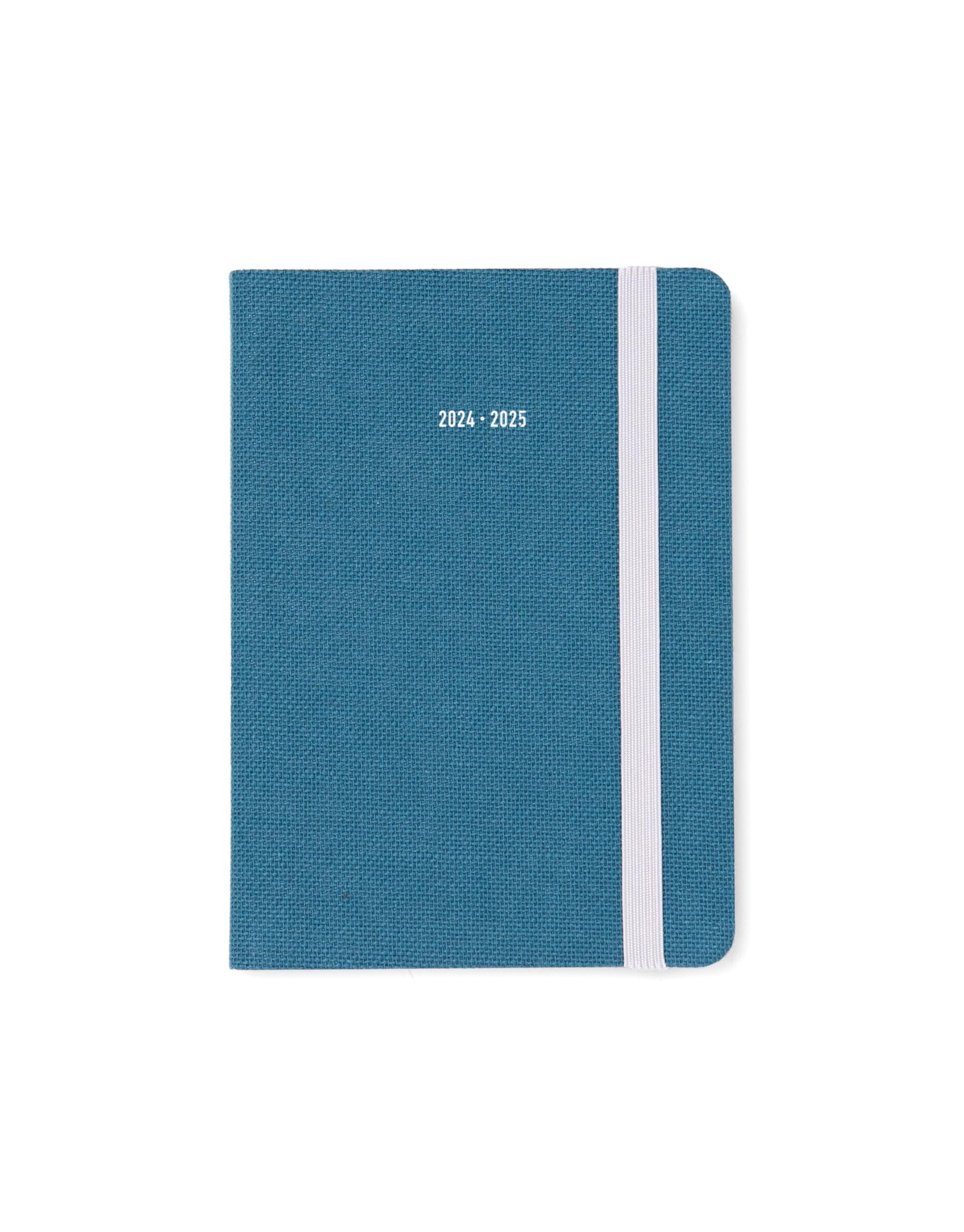 Letts of London Raw A6 day to a page with appointments 2024/2025 academic diary - teal