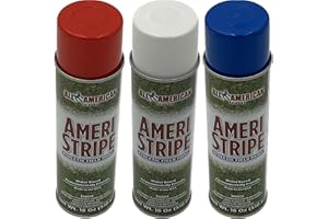 GENERIC Ameri-Stripe Red/White/Blue Field Marking Paint - (3) Three Can Pack - Memorial Day/4th of July