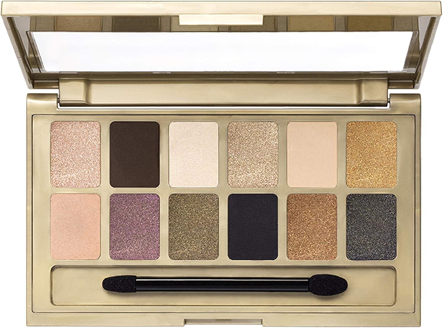 Maybelline 24 Karat Nudes Eye Shadow Palette, Beige, 9.6 g, Gold, silver, copper, brown, 9.6 g (Pack of 1) - Image 4