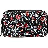 Vera Bradley womens Cotton Deluxe Travel Wallet With Rfid Protection