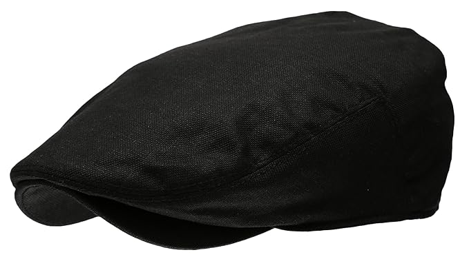 mens black newsboy cap