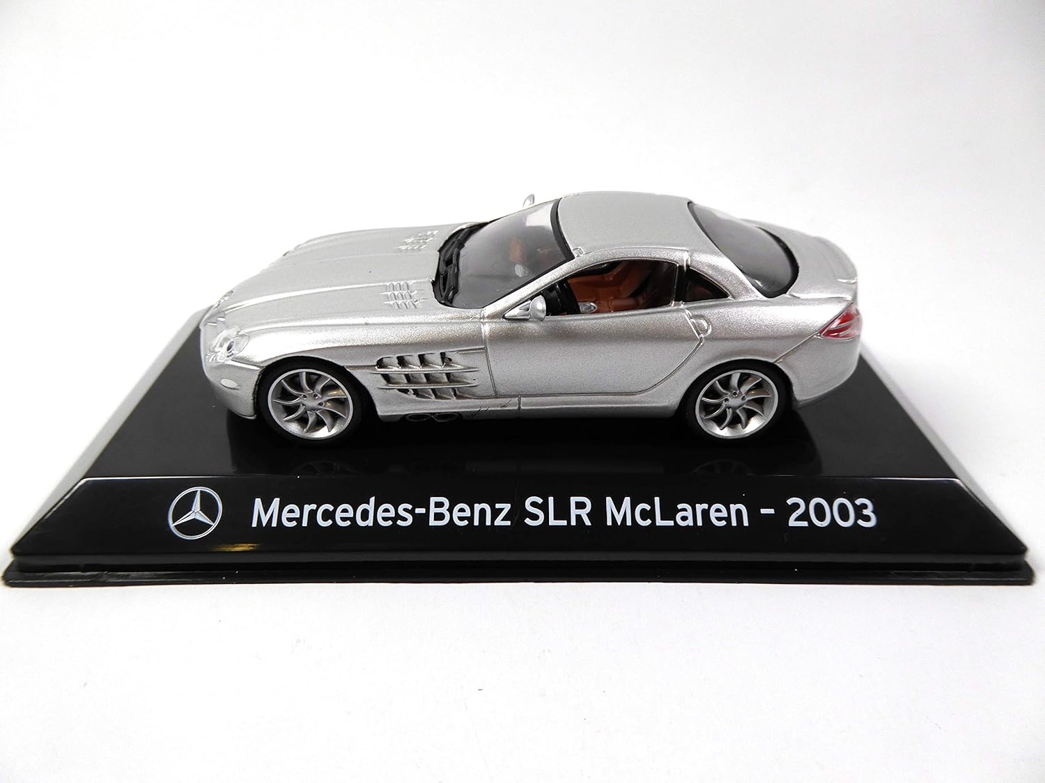OPO 10 - Car 1/43 Collection SUPERCARS Compatible with Mercedes-Benz SLR McLaren 2003 (S58), Silver - Image 4