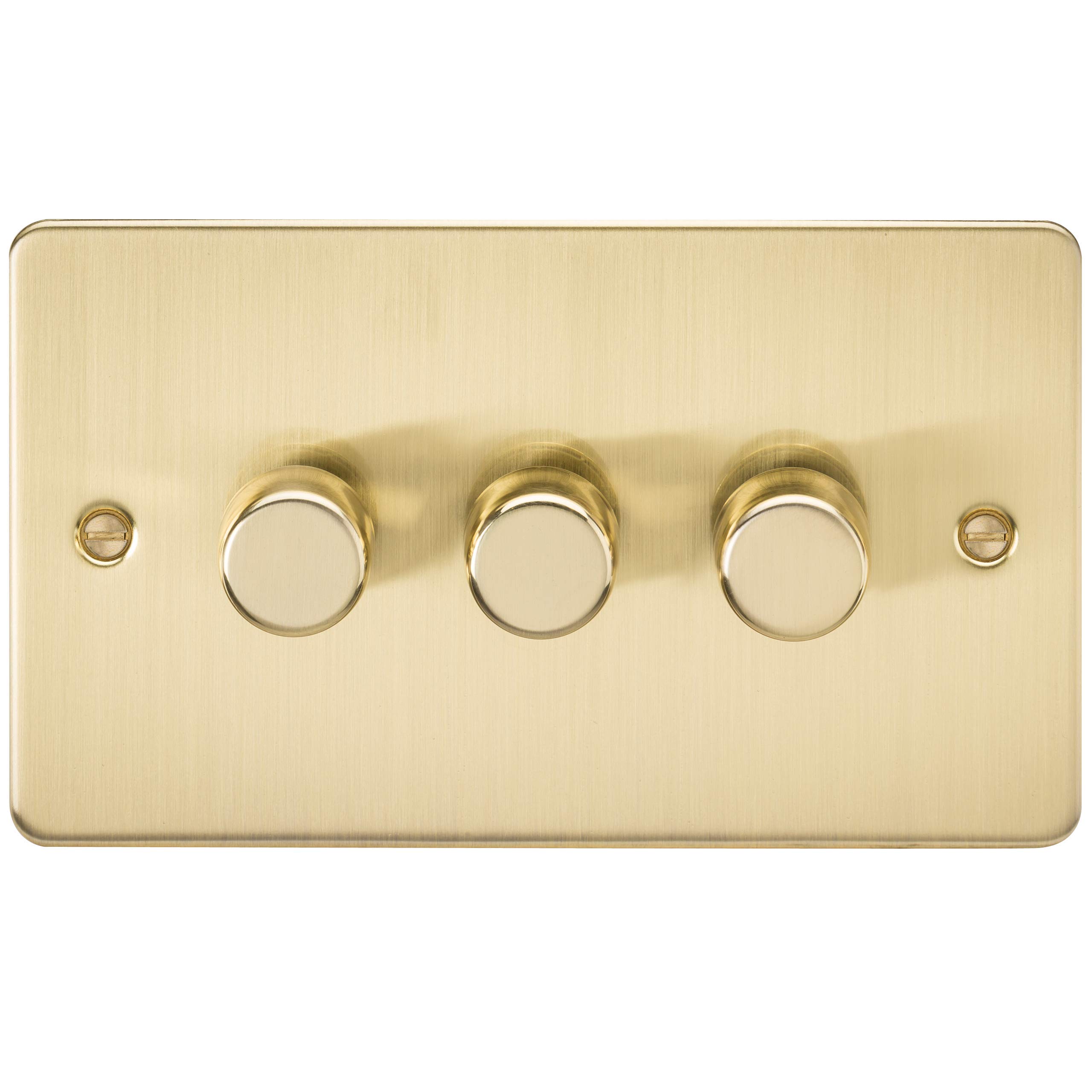 3G 2-way 10-200W (5-150W LED) Intelligent dimmer - Brushed Brass