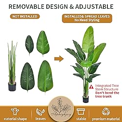 Artificial Bird of Paradise - Fake Plants Areca