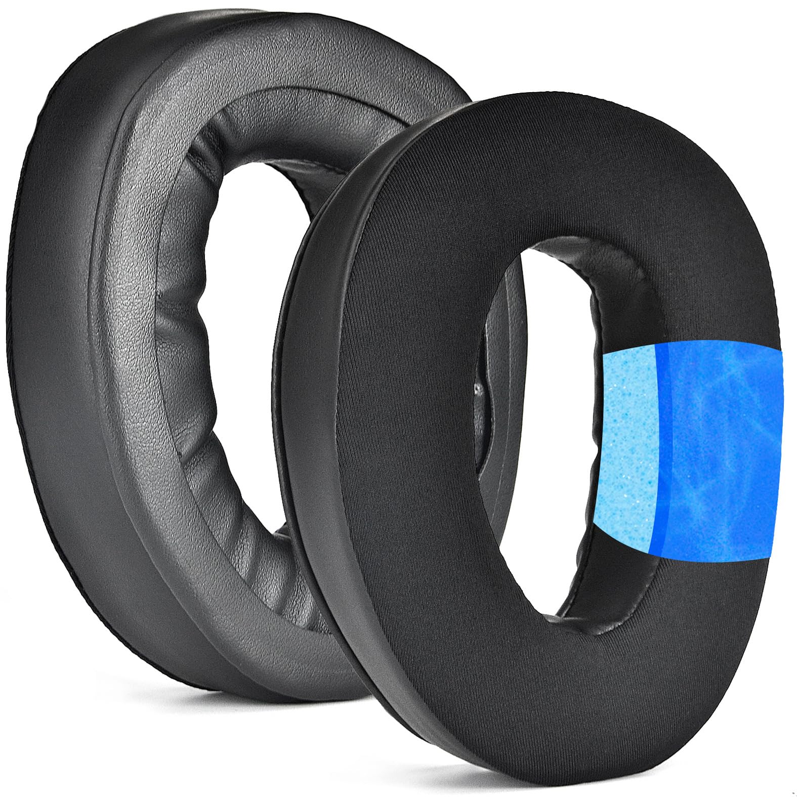 INF 1 pair of ear pads for Sennheiser GSP 370/350/303/302/301/300, noise-reducing effect, easy to install and replace, synthetic leather, memory foam