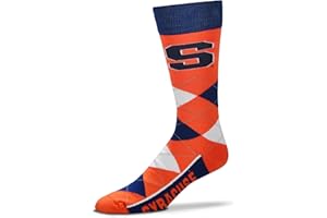 For Bare Feet Men's NHL Argyle Lineup Crew Dress Socks-1 Size Fits Most