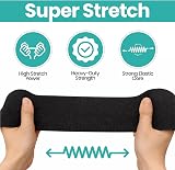 Trimming Shop 32mm Wide Elastic Band 1 Metre Black Polyester Rubber view 4