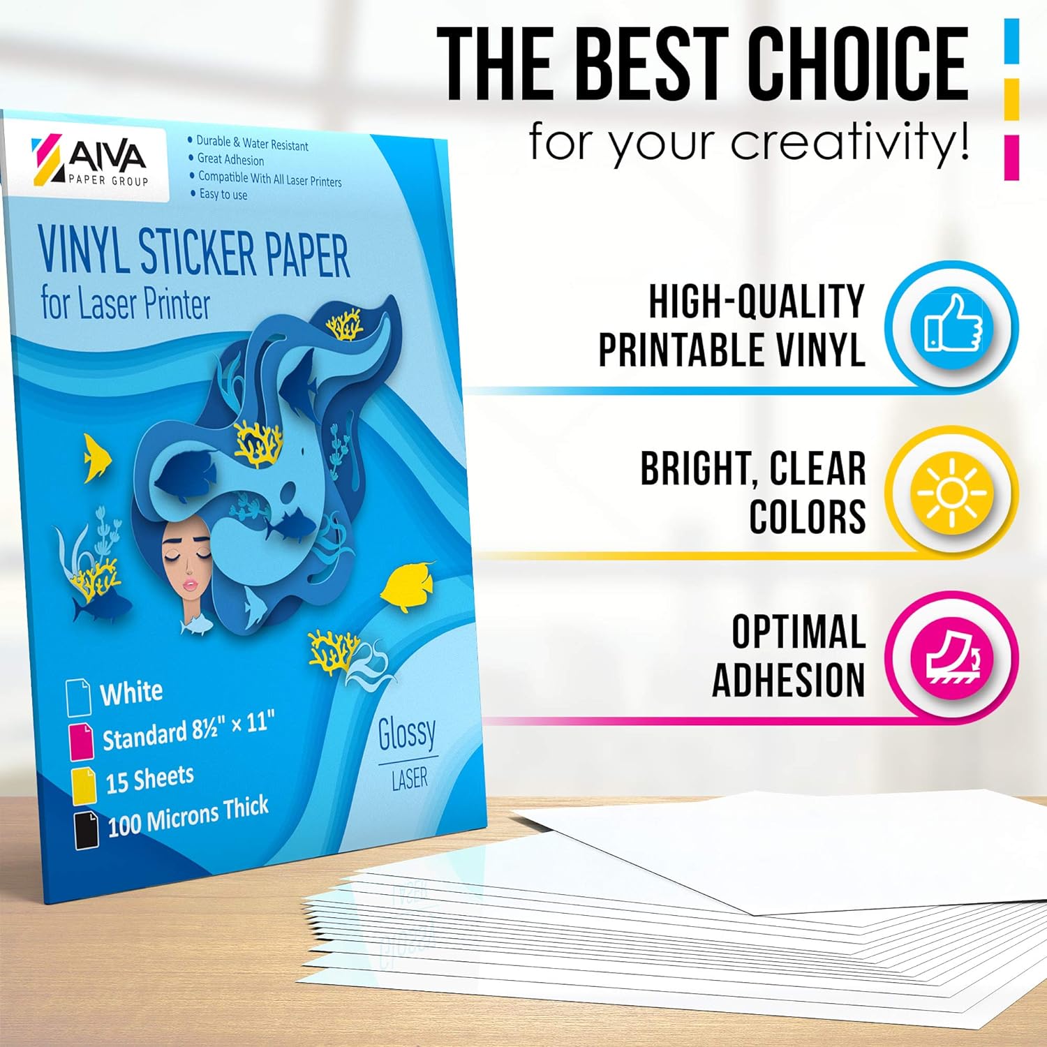 adhesive decal paper