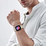 Higgs Strap for Versa 3/4 Sense 2 Rose Gold Mesh Magnetic Band view 8