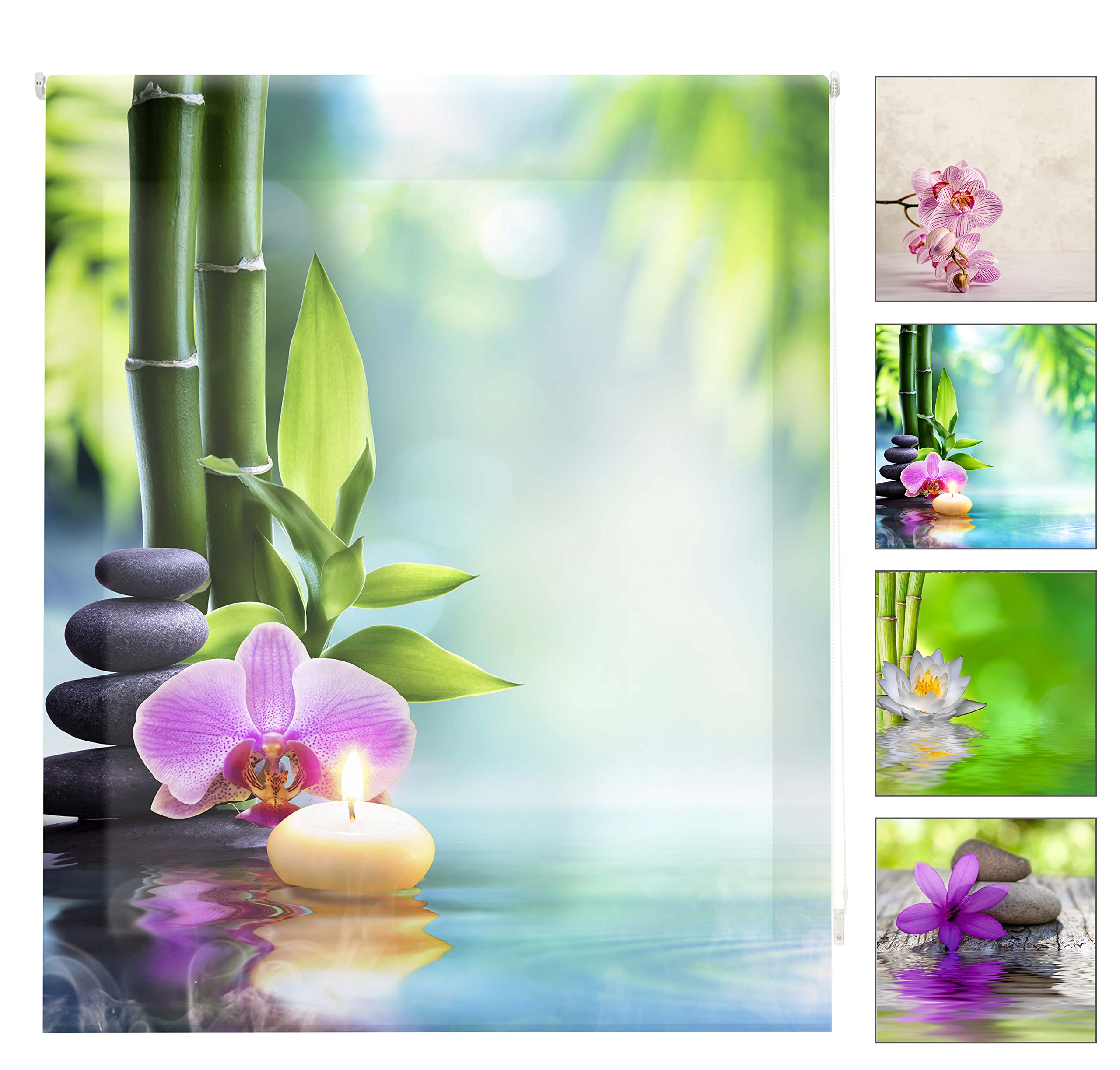 Blindecor Translucent Roller Blind 160X180 multicoloured