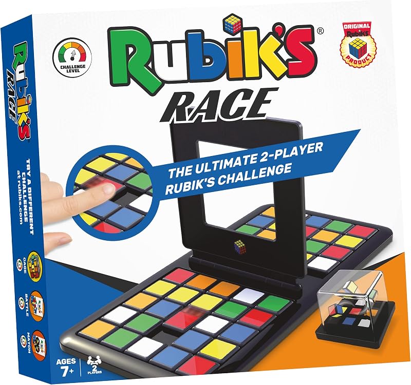 Ideal Rubik's Race Game 2 Player Family Challenge Ages 7+