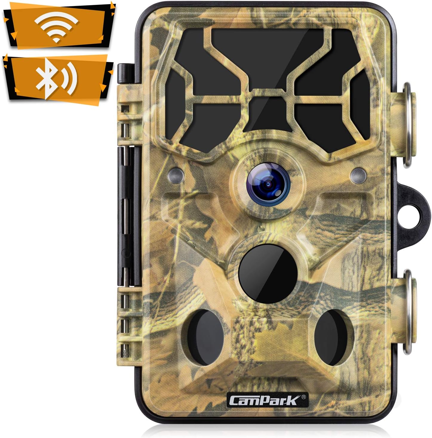 Campark WiFi Trail Camera-Bluetooth 1296P 20MP Hunting Game Camera with Night Vision Motion Activated for Outdoor Wildlife Monitoring Waterproof IP66