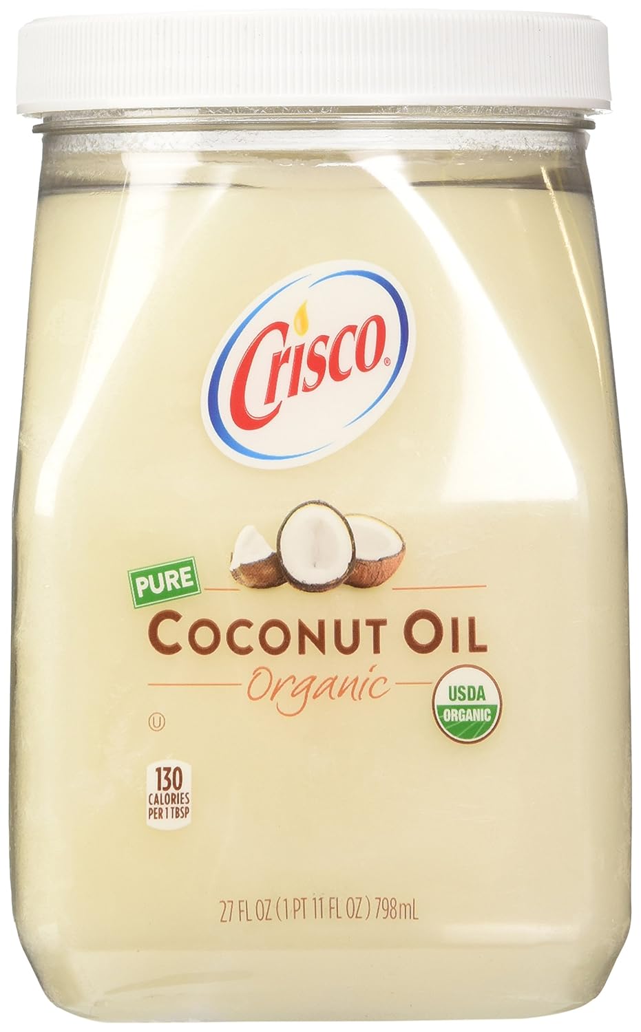 Crisco Organic Coconut Oil, 27 Fluid Ounce
