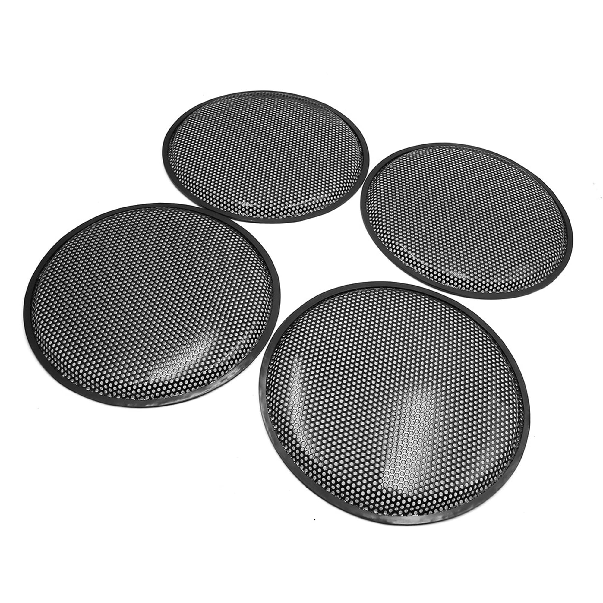 Sourcingmap 4pcs 12" Car Waffle Speaker Mesh Cover Subwoofer Protector Enclosure Grill Guard