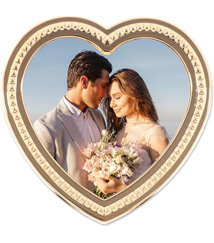 Amazon.com - Oaktree Gifts Silver Plated Heart Alloy Photo