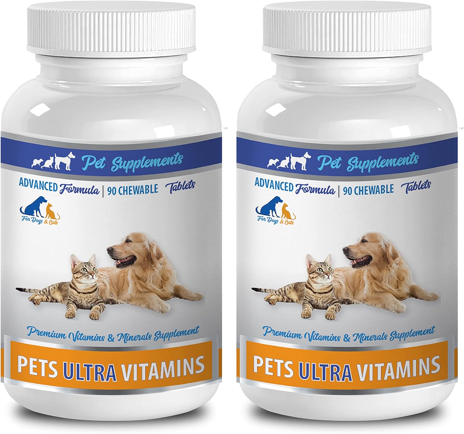 Amazon Com Cat Immune System Boost Ultra Vitamins For Pets Dogs And Cats Powerful Minerals Vitamin A For Cats 2 Bottle 180 Chews Health Personal Care