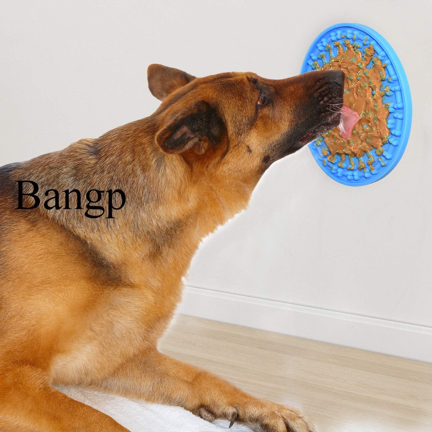 Upgraded Dog Treat Mat 7.9in ，Perfect Curve Lick Pad Dog Washing