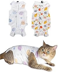 ANWA 2 Pack Cat Recovery Suit - Breathable Cat