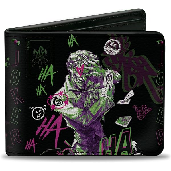 Amazon.com: Buckle-Down mens Buckle-down Pu Bifold - Joker