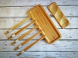 Krista's Kitchen Sushi Making Kit 11 Pcs Bamboo Rolling Mats 2 Mats view 8