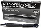 uni-ball Jetstream RT Retractable Rollerball Pen Black Ink 1.0mm Pack of 12