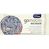 GoMacro Macrobar Organic Vegan Protein Bars - Blueberry + Cashew Butter (2.3 Ounce Bars - Pack of 1)
