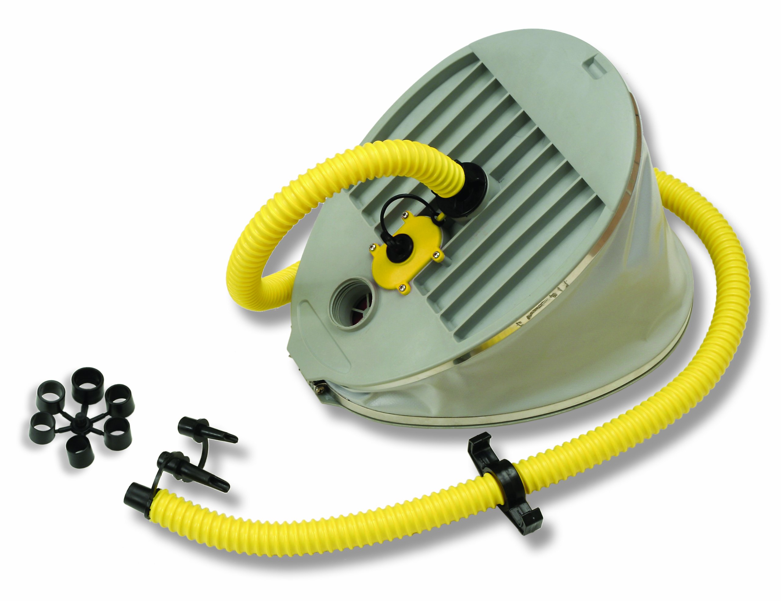 Bravo 9 Twin Chamber Canoe/Kayak Foot Pump - Grey