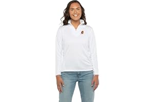 Vantage Apparel Women's Standard Collegiate Micro Mesh Performance Team Color 1/4 Zip Pullover