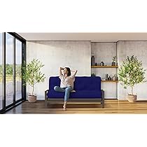 Royal Sleep 10-inch Pocket Coil Memory Foam Futon Mattress - Full Size, Teal Cover, Made In USA