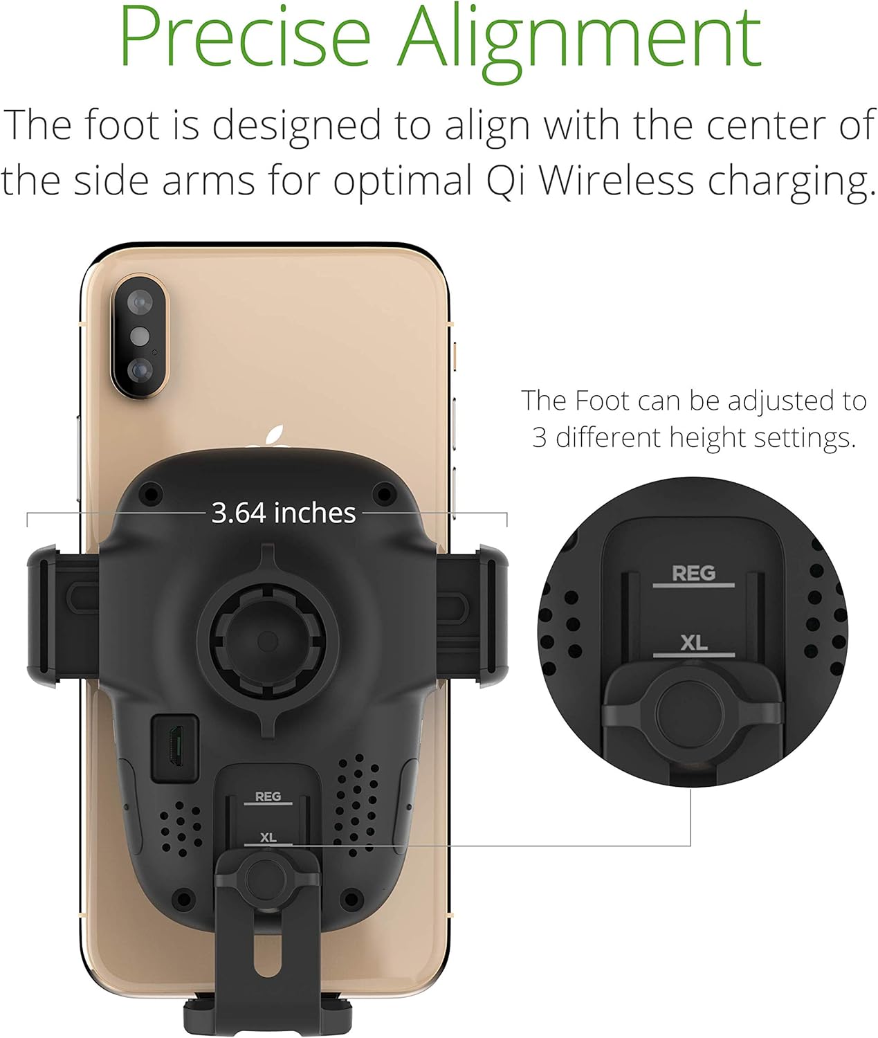 iOttie Auto SenseQi Aufladen Automatische Klemmung CD + Entlüftung für iPhone XS Max R 8 Plus 10 W für Samsung Galaxy S10 E S9 S8 Plus Edge - Image 5