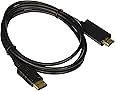 BuyCheapCables Black DisplayPort Male to HDMI Cable Male - 6 Feet / 2M