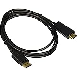 BuyCheapCables Black DisplayPort Male to HDMI Cable Male - 6 Feet / 2M