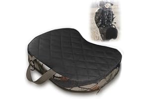 URMONA Portable Hunting Seat Cushion, 11.4 x 15.7 x 2.8in Thickening Lightweight Outdoor Cushion, Waterproof Sponge Dirty Proof Pad for Hunting, Camping, Stadium, Outdoor Sports, Fishing