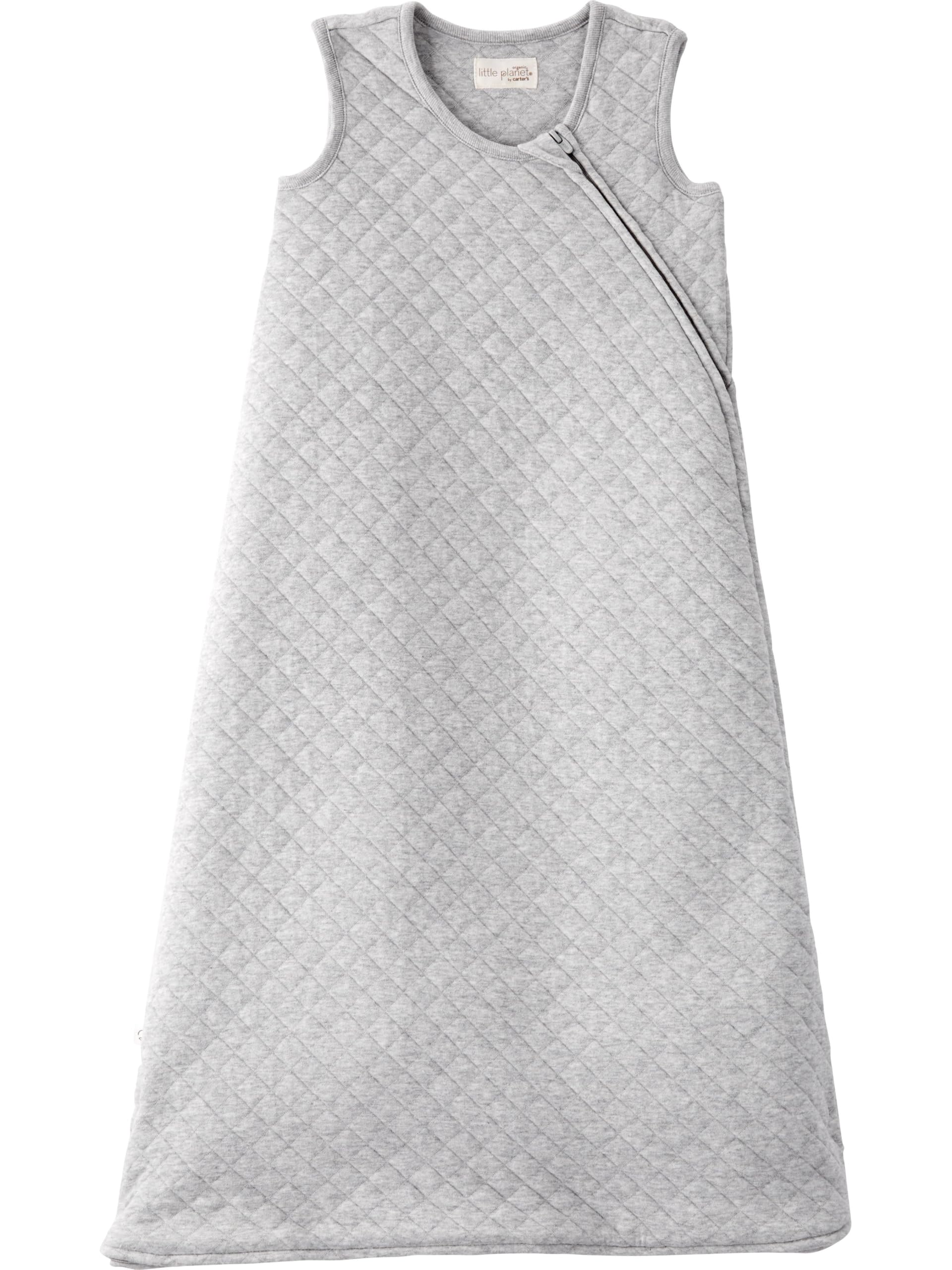 Photo 1 of little planet by carter's Baby Wearable Blanket Made with Organic Cotton, Heather Grey, S