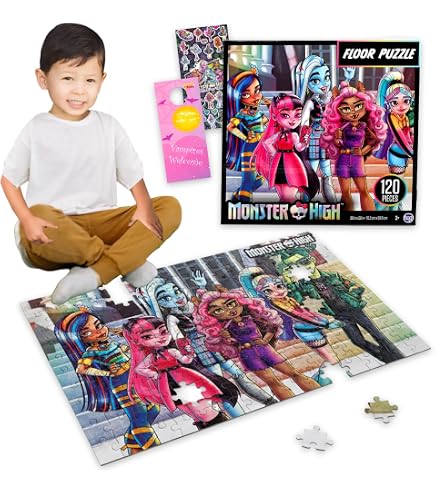 Amazon.com: Monster High Jigsaw Puzzles for Kids, Ages 4-8 - 2