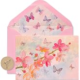 Papyrus Blank Cards with Envelopes, Blossoms (12-Count)