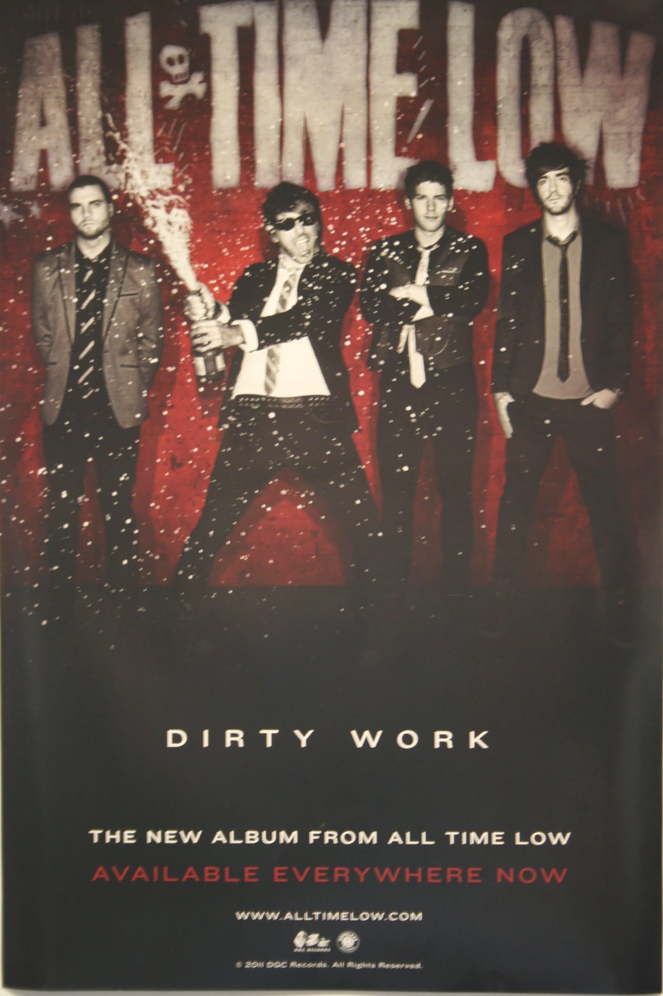 All Time Low Dirty Work 14x22 Poster