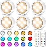 Onumii Under Cupboard LED Lights Battery Operated 6 Pack White